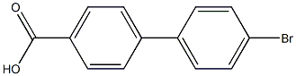 4'-Bromo-biphenyl-4-carboxylic acid Structure
