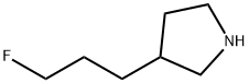 3-(3-Fluoropropyl)pyrrolidine Structure