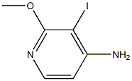 3-Iodo-2-methoxy-4-pyridinamine Structure