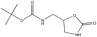 tert-Butyl N-[(2-oxo-1,3-oxazolan-5-yl)methyl]-carbamate 化学構造式