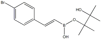 trans-4-Bromo-beta-styrylboronic acid pinacol ester, 96% Struktur