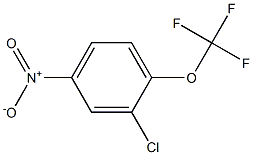 2-氯-4-硝基三氟甲氧基苯,,结构式