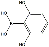 2,6-dihydroxyphenylboronic acid 化学構造式