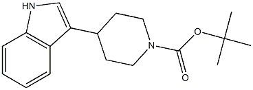Tert-Butyl 4-(1H-indol-3-yl)piperidine-1-carboxylate Structure