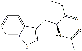 N-乙酰-L-色氨酸甲酯,,结构式