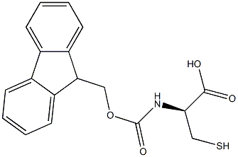 FMOC-D-半胱氨酸,,结构式