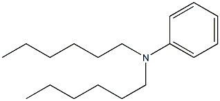 N,N-Di-N-hexylaniline Structure