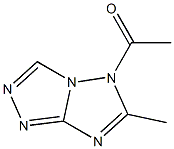 5H-s-Triazolo[4,3-b]-s-triazole, 5-acetyl-6-methyl- (7CI) Structure