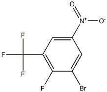 1-bromo-2-fluoro-3-(trifluoromethyl)-5-nitrobenzene Structure