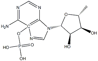 5-腺苷一磷酸, , 结构式