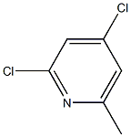 2,4-Dichloro-6-methylpyridine Structure