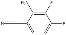 2-氨基-3,4-二氟苯腈, , 结构式