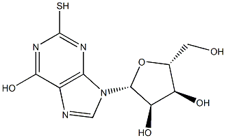 2-メルカプトイノシン 化学構造式