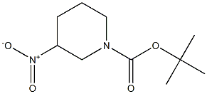 tert-butyl 3-nitropiperidine-1-carboxylate Struktur