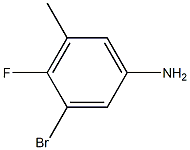 3-bromo-4-fluoro-5-methylaniline Structure