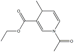 ethyl 1-acetyl-4-methyl-1,4-dihydropyridine-3-carboxylate Structure
