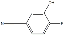 3-羟基-4-氟苯腈,,结构式