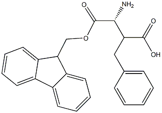 (R)-Fmoc-3-amino-2-benzyl-propionic acid Structure