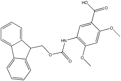 Fmoc-5-amino-2,4-dimethoxy-benzoic acid Structure