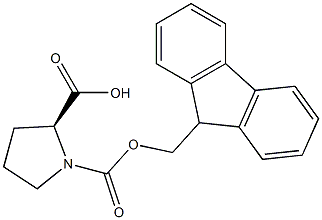 N-芴甲氧羰酰基-L-脯氨酸,,结构式