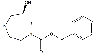 (R)-benzyl 6-hydroxy-1,4-diazepane-1-carboxylate 结构式