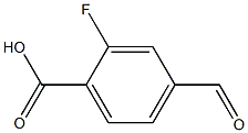 2-fluoro-4-forMylbenzoic acid Struktur