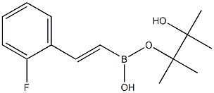 2-Fluoro-trans-beta-styrylboronic acid pinacol ester Structure