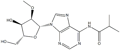 N6-Isobutyryl-2'-O-methyladenosine Structure