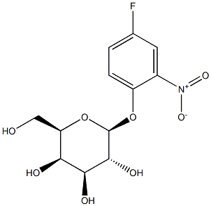 4-Fluoro-2-nitrophenyl b-D-galactopyranoside Structure