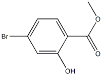 4-溴-2-羟基苯甲酸甲酯 结构式