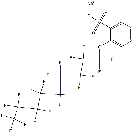 Sodium perfluorononyloxybenzenesulfonate Structure