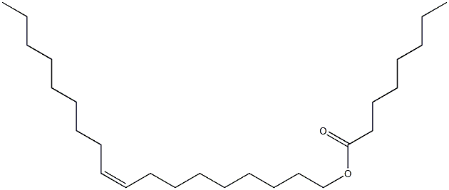 辛癸酸油醇酯, , 结构式