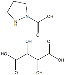酒石酸阿扎哌隆 结构式