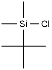 叔丁基二甲基氯硅, , 结构式