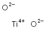 Titanium dioxide crystal 化学構造式