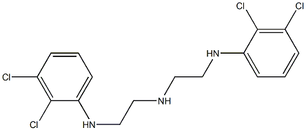 N-(2,3-Dichloro-phenyl)-N'-[2-(2,3-dichloro-phenylamino)-ethyl]-ethane-1,2-diamine Structure