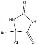 Bromochlorohydantoin powder 化学構造式