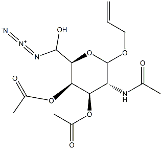 Allyl 2-acetamido-3,4-di-O-acetyl-6-azido-2-deoxy-D-galactopyranoside