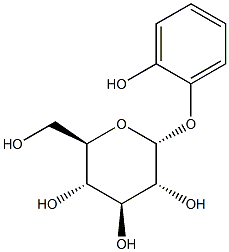 儿茶酚Α-D-吡喃葡萄糖苷, , 结构式