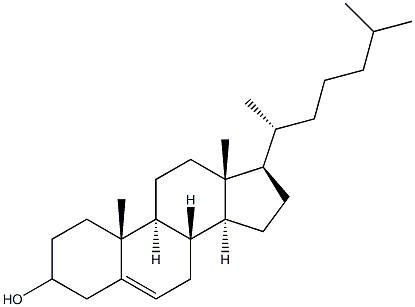胆固醇(供注射用)(药用辅料) 结构式