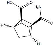 (1R,2R,3S,4S)-3-carbamoylbicyclo[2.2.1]heptane-2-carboxylic acid 结构式