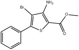 methyl 3-amino-4-bromo-5-phenylthiophene-2-carboxylate,1000409-69-7,结构式