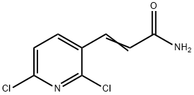(E)-3-(2,6-二氯吡啶-3-基)丙烯酰胺, 1000519-96-9, 结构式