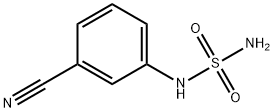 N-(3-氰基苯基)氨基磺酰胺, 1000932-12-6, 结构式