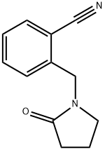 2-[(2-OXOPYRROLIDIN-1-YL)METHYL]BENZONITRILE Structure