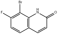 8-BroMo-7-fluoroquinolin-2(1H)-one Structure