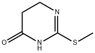 2-(甲硫基)-5,6-二氢嘧啶-4(1H)-酮, 100185-53-3, 结构式