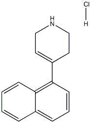4-(萘-1-基)-1,2,3,6-四氢吡啶盐酸盐,100240-18-4,结构式