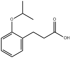 3-(2-isopropoxyphenyl)propanoic acid Structure