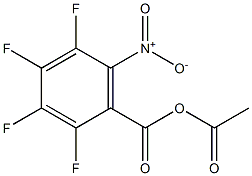 6-NITRO-2,3,4,5-TETRAFLUOROBENZOYL ACETATE Structure